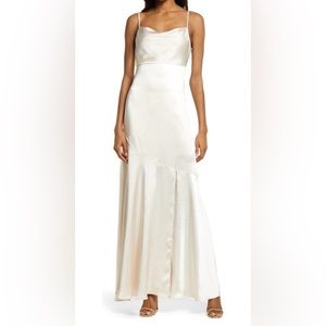 Lulus Satin Maxi Dress